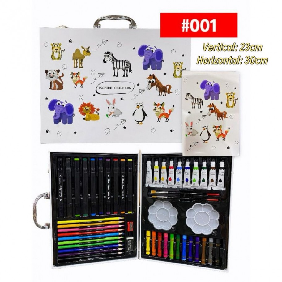 KIT ESCOLAR DE COLORES 48pcs #001
