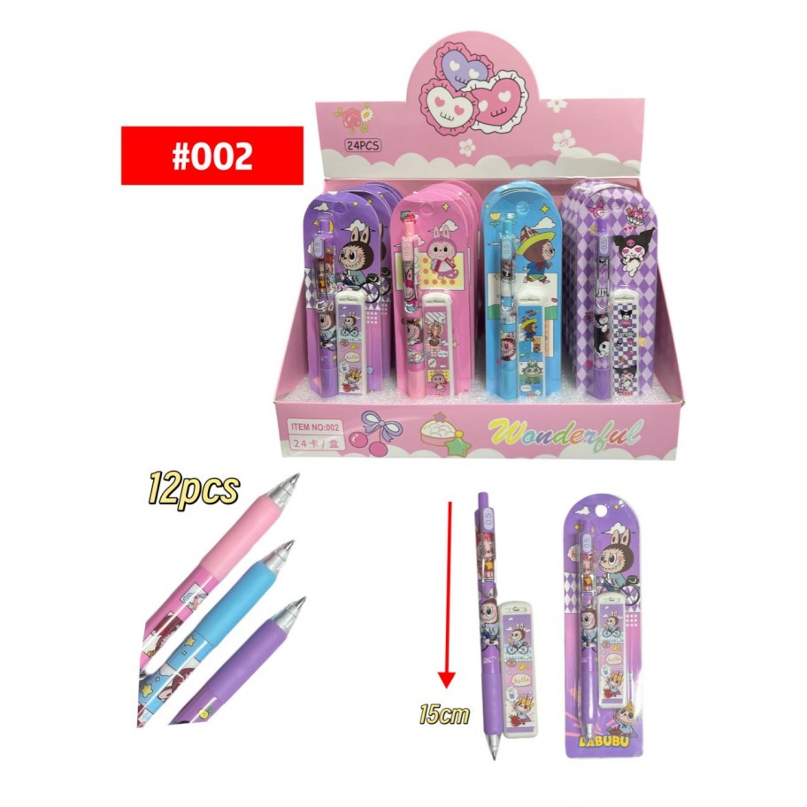 PORTAMINAS LABUBU/KUROMI 12pcs #002