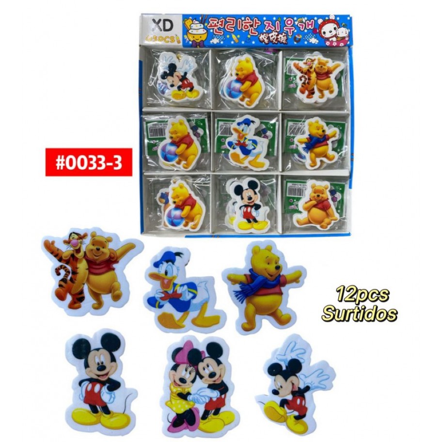 BORRADOR DISNEY *12uds #0033-3