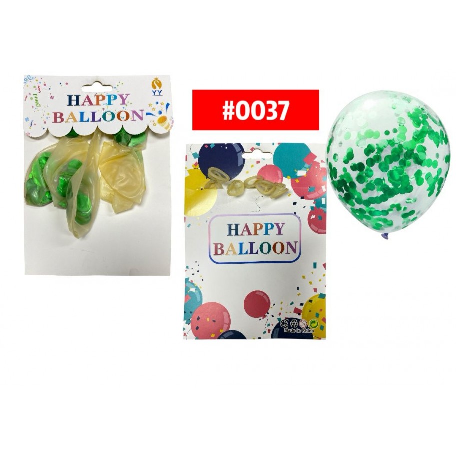 GLOBOS CONFETTI 5uds #0037