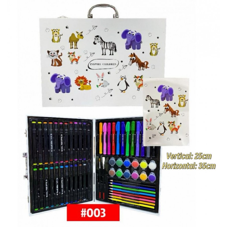 KIT ESCOLAR DE COLORES 58pcs #003