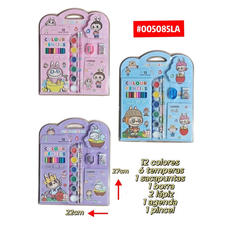 KIT DE COLORES LABUBU #005085LA PROMO