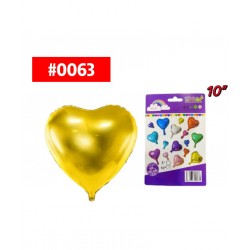 GLOBO FOIL 10" CORAZON #0063