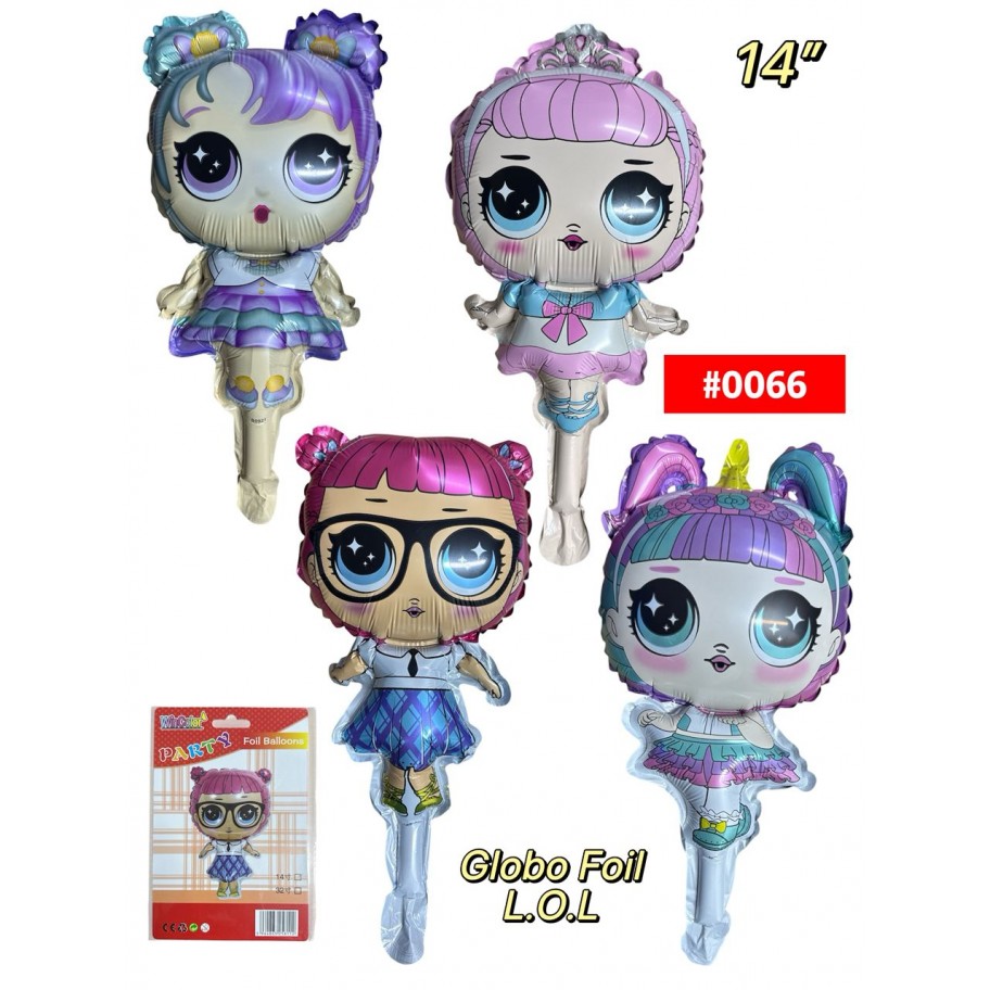 GLOBO FOIL 14" L.O.L #0066 PROMO