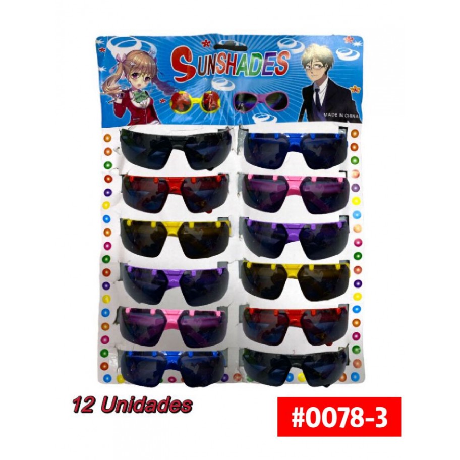 BLISTER LENTES INFANTIL x12 #0078-3