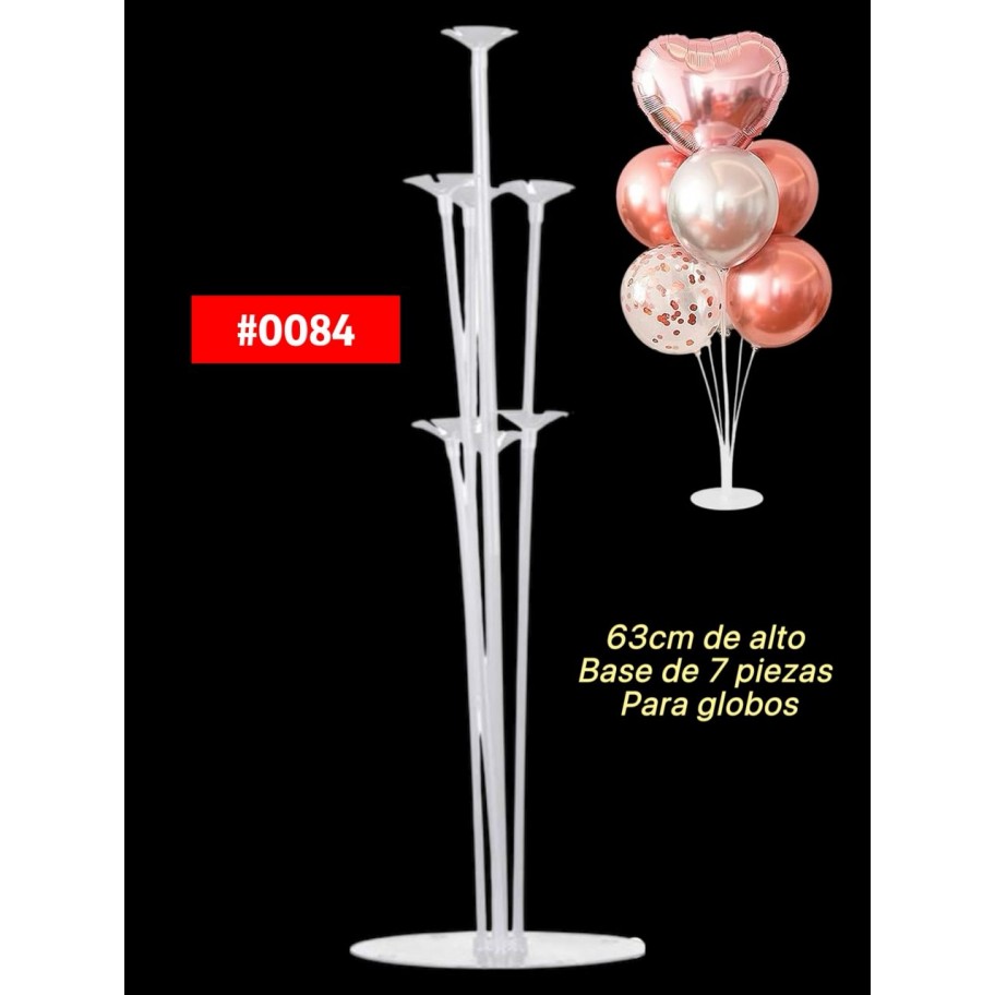 BASE DE 7 PIEZAS PARA GLOBOS #0084