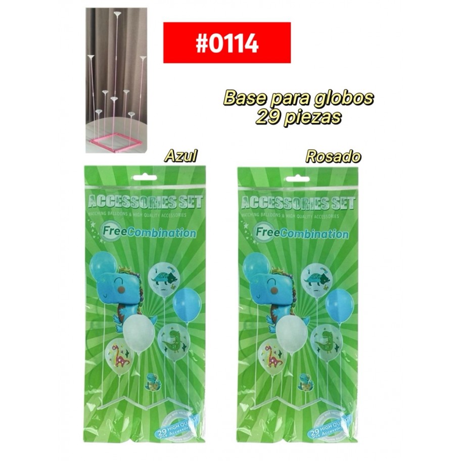 BASE PARA GLOBOS 29pcs #0114
