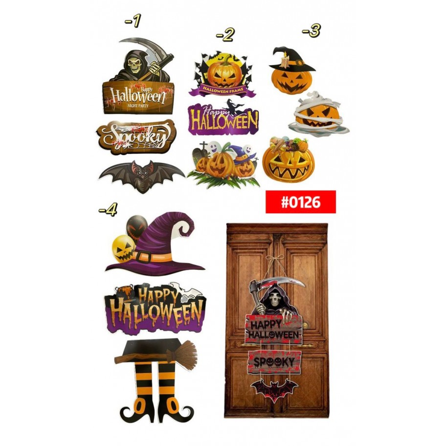 CALCOMANIA/HILERA DECORACION HALLOWEEN #0126