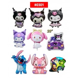 GLOBO FOIL 28'' SANRIO STITCH #0301 GRANEL