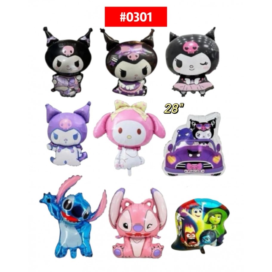 GLOBO FOIL 28'' SANRIO STITCH #0301 GRANEL