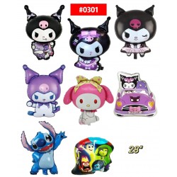 GLOBO FOIL 28'' SANRIO STITCH #0301 GRANEL