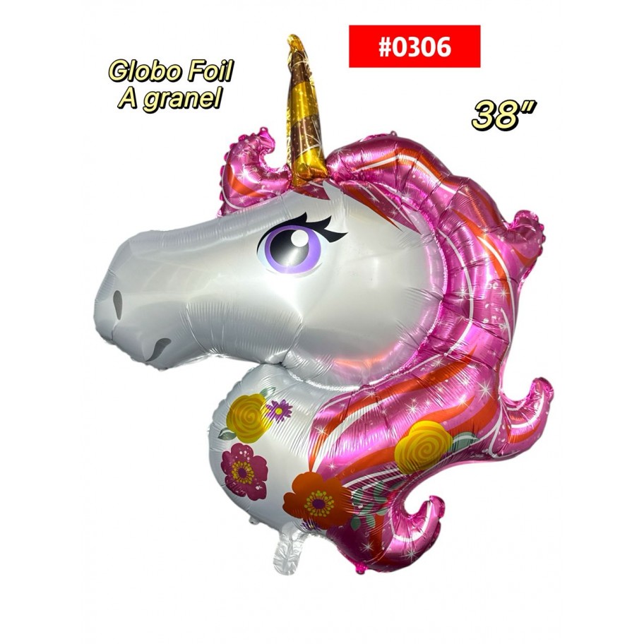 GLOBO UNICORNIO 38" #0306 GRANEL P.U