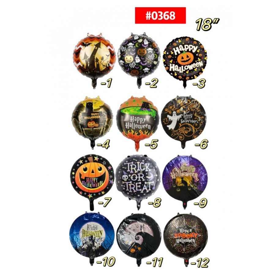 GLOBO FOIL HALLOWEEN 18” #0368 GRANEL P.U