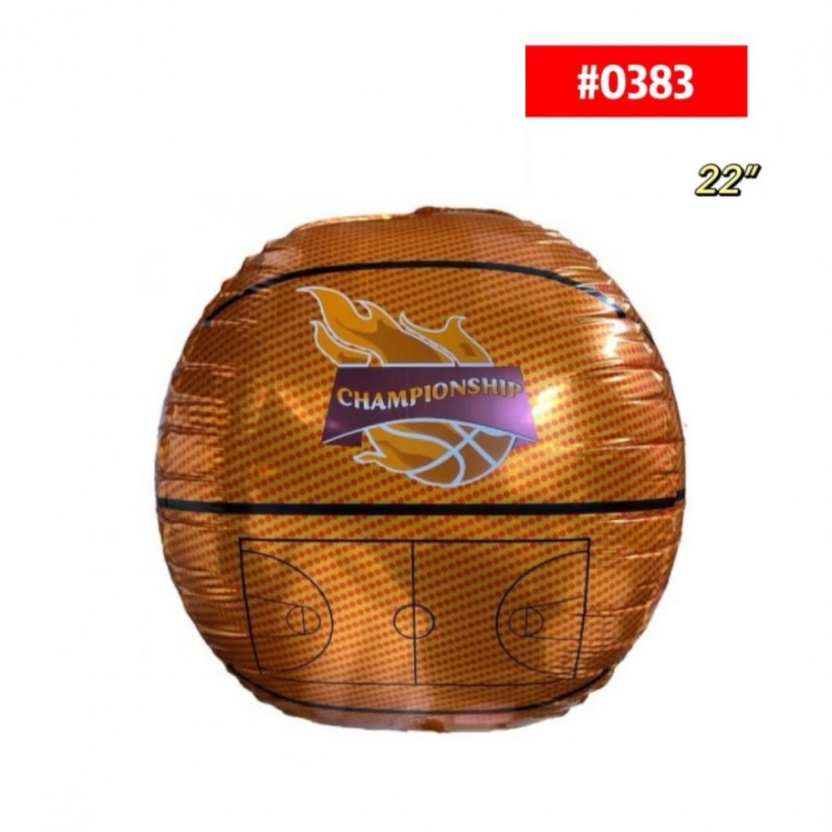 GLOBO FOIL 22" BASKETBALL/FUTBOL GRANEL #0383