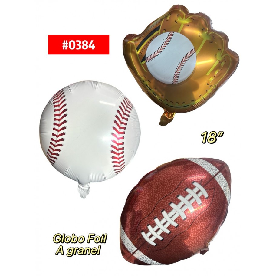 GLOBO FOIL PELOTA 18" #0384 GRANEL 