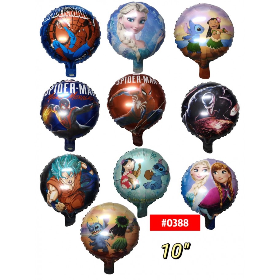 GLOBO FOIL INFANTIL 10" #0388 GRANEL 