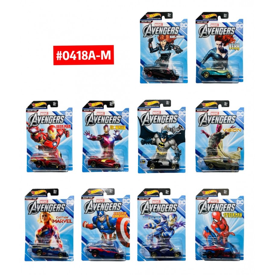 CARRITO INDIVIDUAL AVENGERS #0418A-M