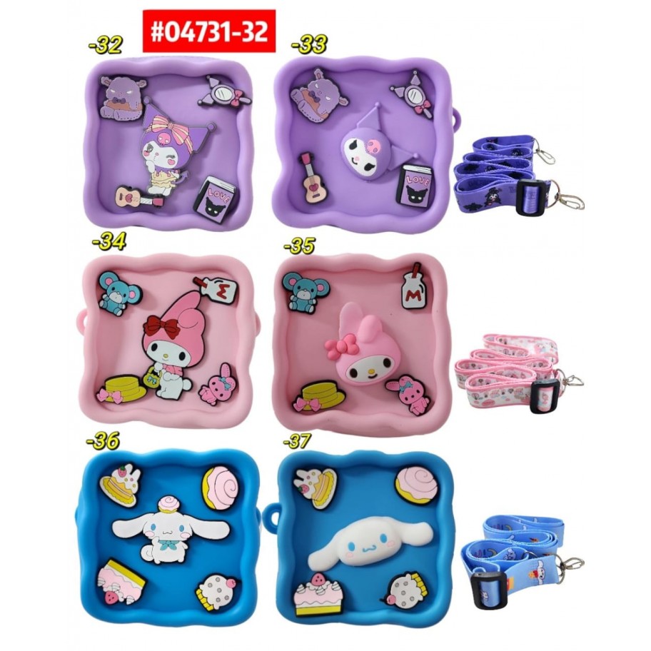 BANDOLERO CUADRADO DE SILICON SANRIO #04731-32  P.U