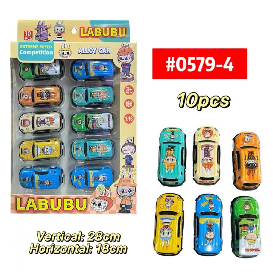 CARRITOS LABUBU 10pcs #0579-4 PROMO