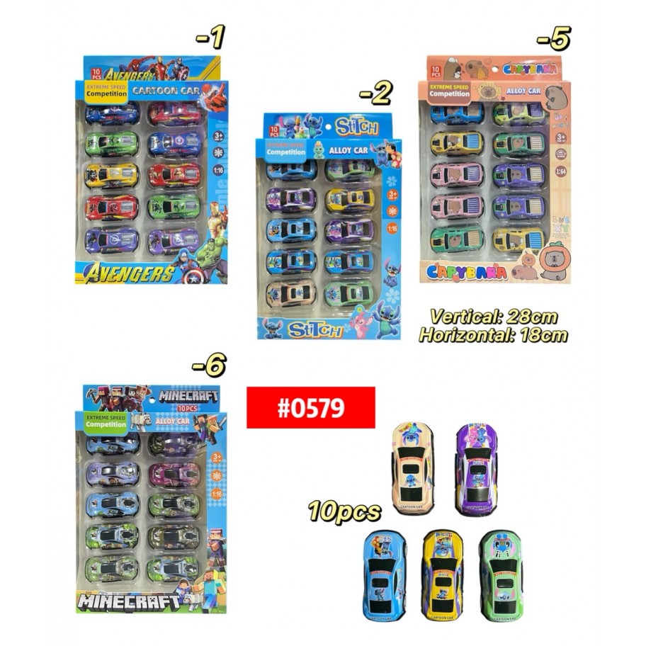 CARRITOS INFANTILES 10pcs #0579