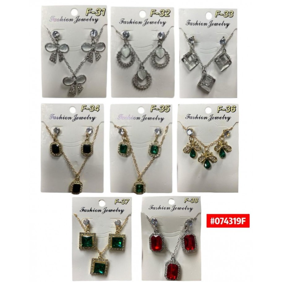COLLAR CON ZARCILLOS #074319F P.U
