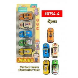 CARRITOS LABUBU 5pcs #0754-4