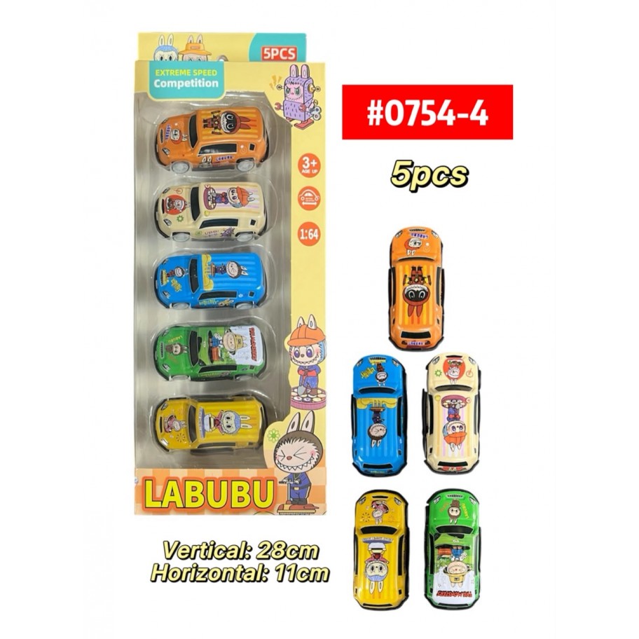 CARRITOS LABUBU 5pcs #0754-4 PROMO