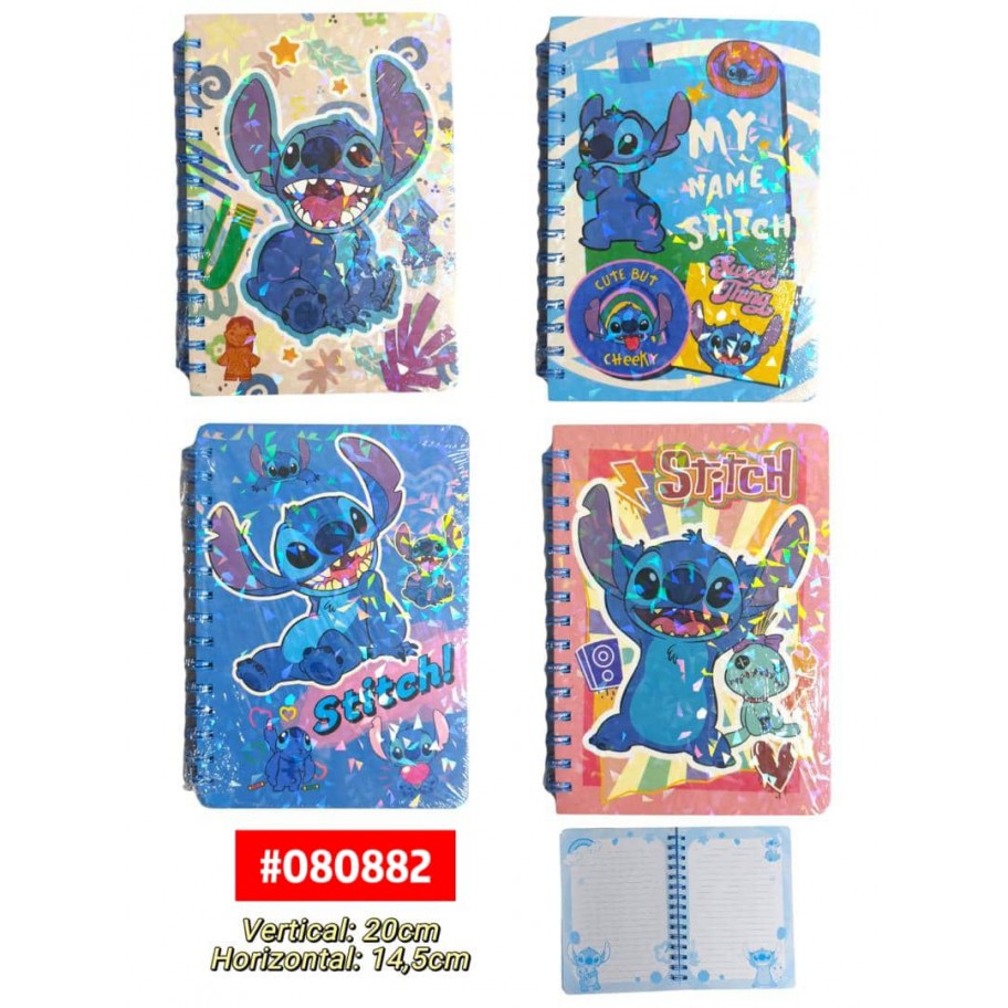 LIBRETA STITCH #080882