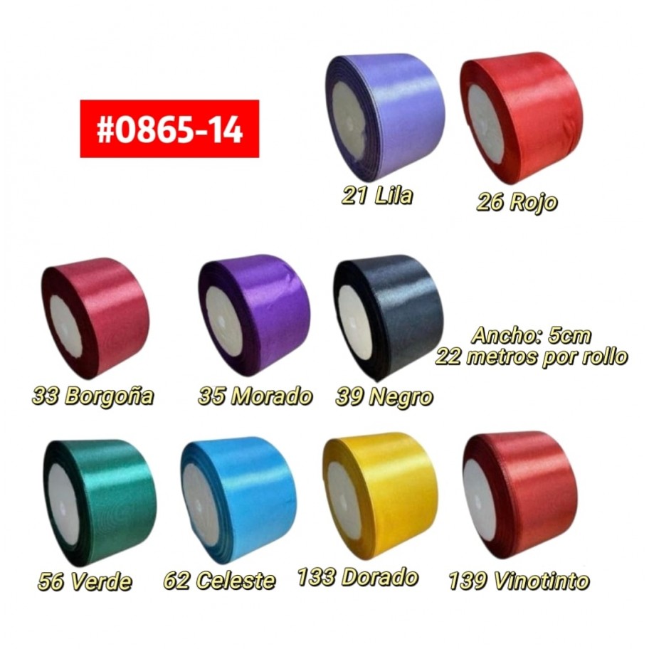 CINTA 5cm DE TELA #0865-14