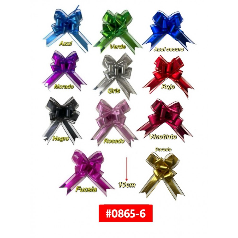 LAZOS MAGICOS 10cm *10 #0865-6