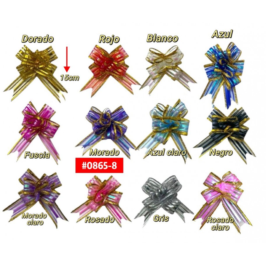 LAZOS MAGICOS 15cm *10 #0865-8 P.U