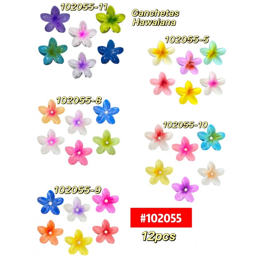 GANCHETAS HAWAIANA 12uds #102055