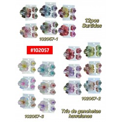 TRIO DE GANCHETAS FLOR TORNASOL 12uds #102057