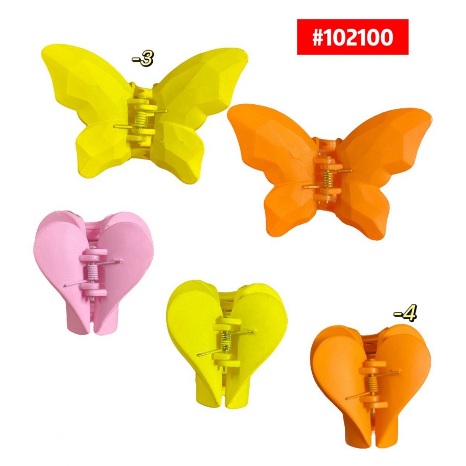  GANCHETA MARIPOSA/CORAZO *12uds #102100