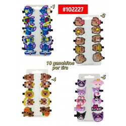 SET DE GANCHITOS INFANTILES 10pcs #102227