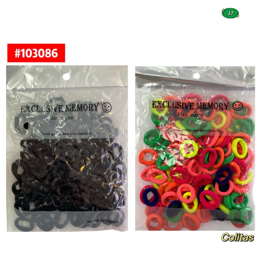 COLITAS DE COLORES EN BOLSA #103086