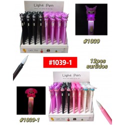 LAPICERO KUROMI CON LUZ LED 12uds #1039-1