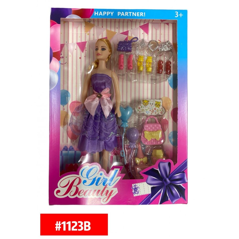 SET DE BARBIE VESTIDO #1123B P.U