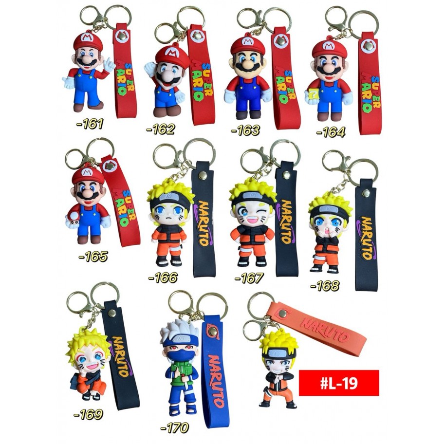 LLAVERO MARIO NARUTO #L-19