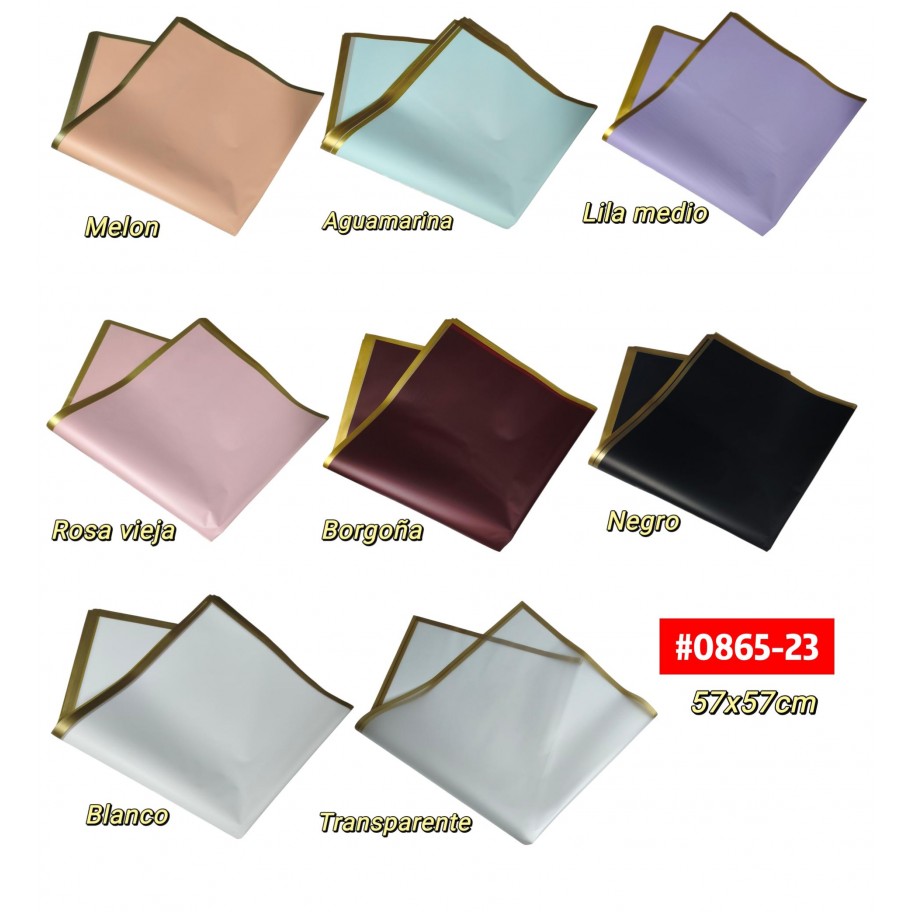PAPEL COREANO LINEA DORADA *20 #0865-23