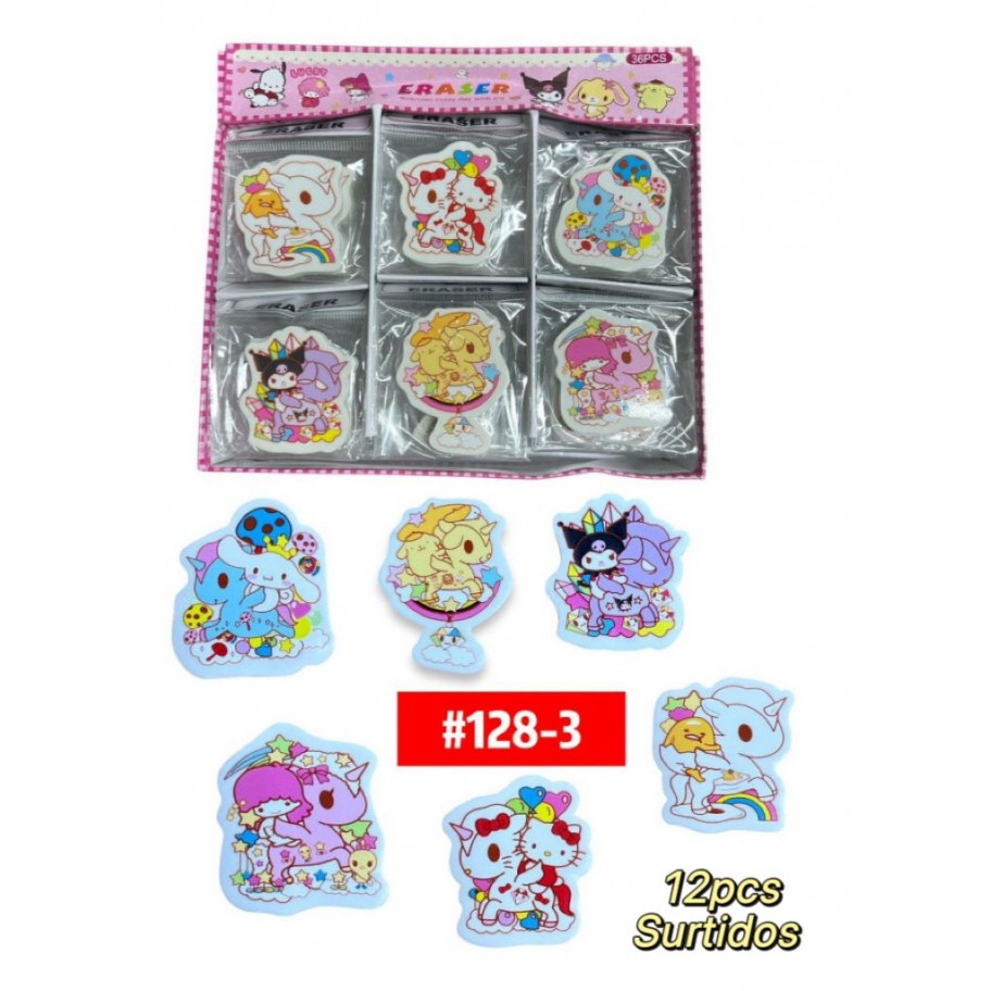 BORRADOR SANRIO *12uds #128-3
