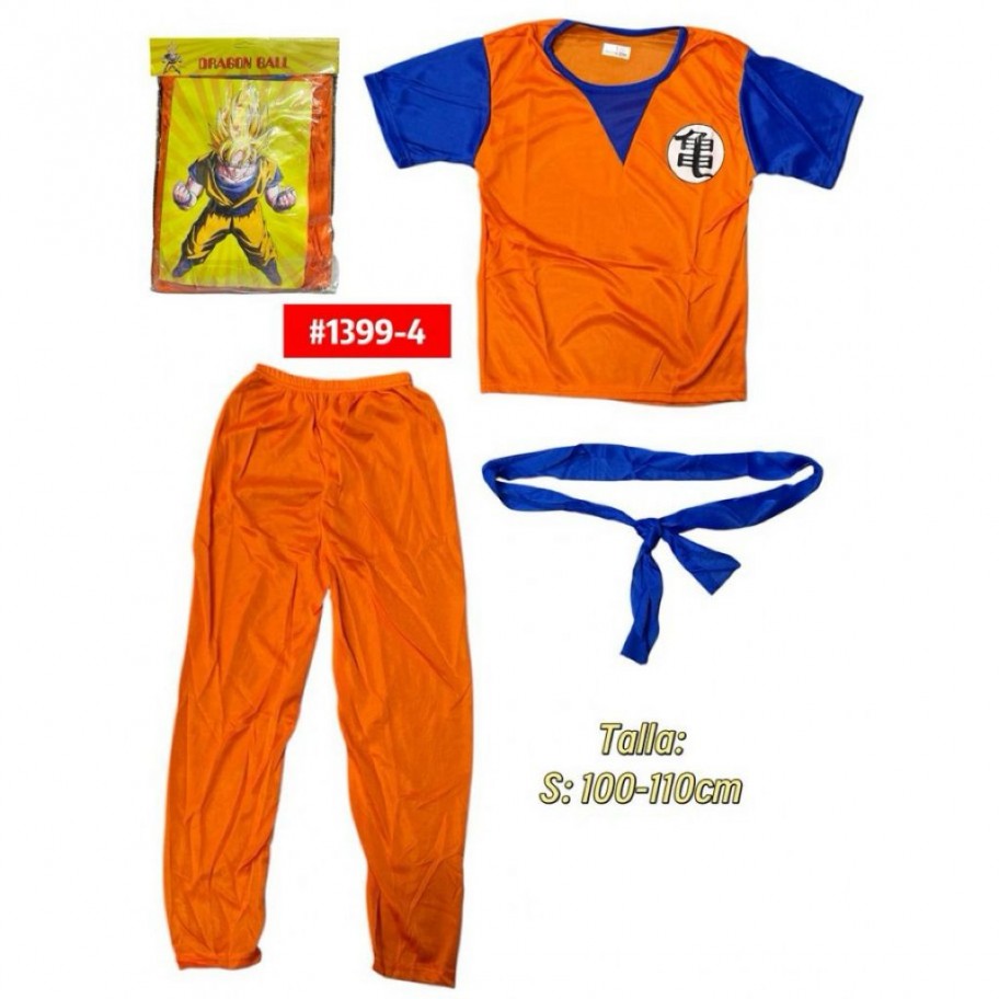 DISFRAZ SENCILLO GOKU #1399-4