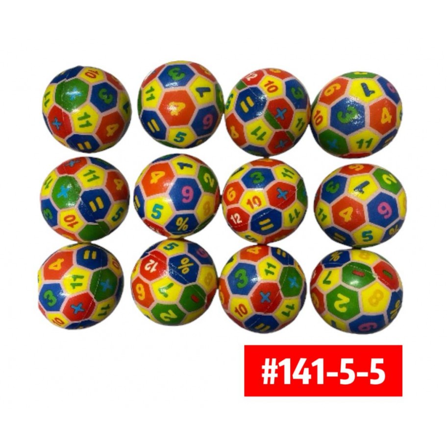 PELOTA ANTIESTRÉS NUMEROS *12 #141-5-5