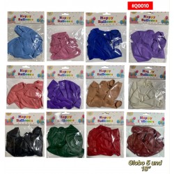 GLOBO MATTE 18" 5uds #Q0010