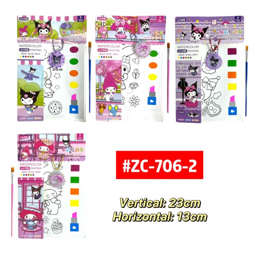 LIBRETA DE AGUA SANRIO  #ZC-706-2