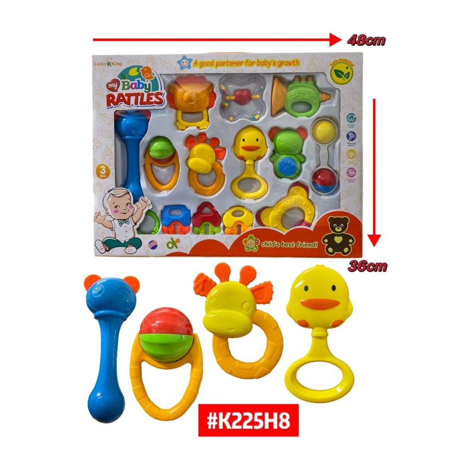 SONAJEROS PARA BEBÉS 14pcs #K225H8
