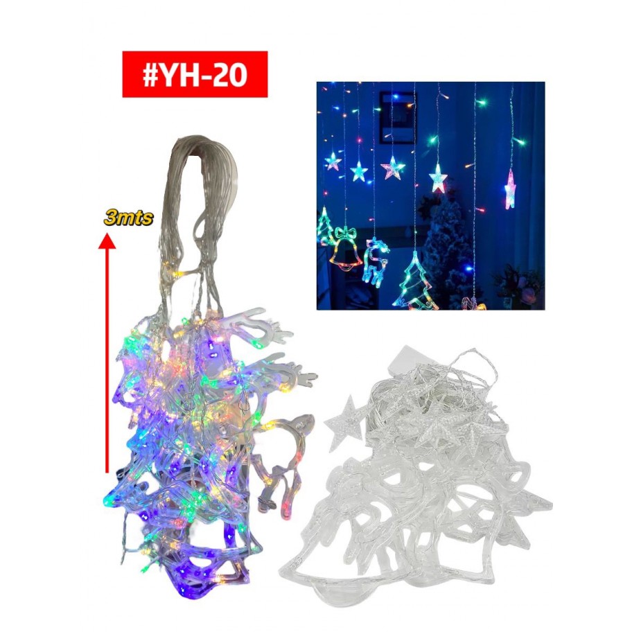 LUCES DE NAVIDAD CON ADORNOS #YH-20