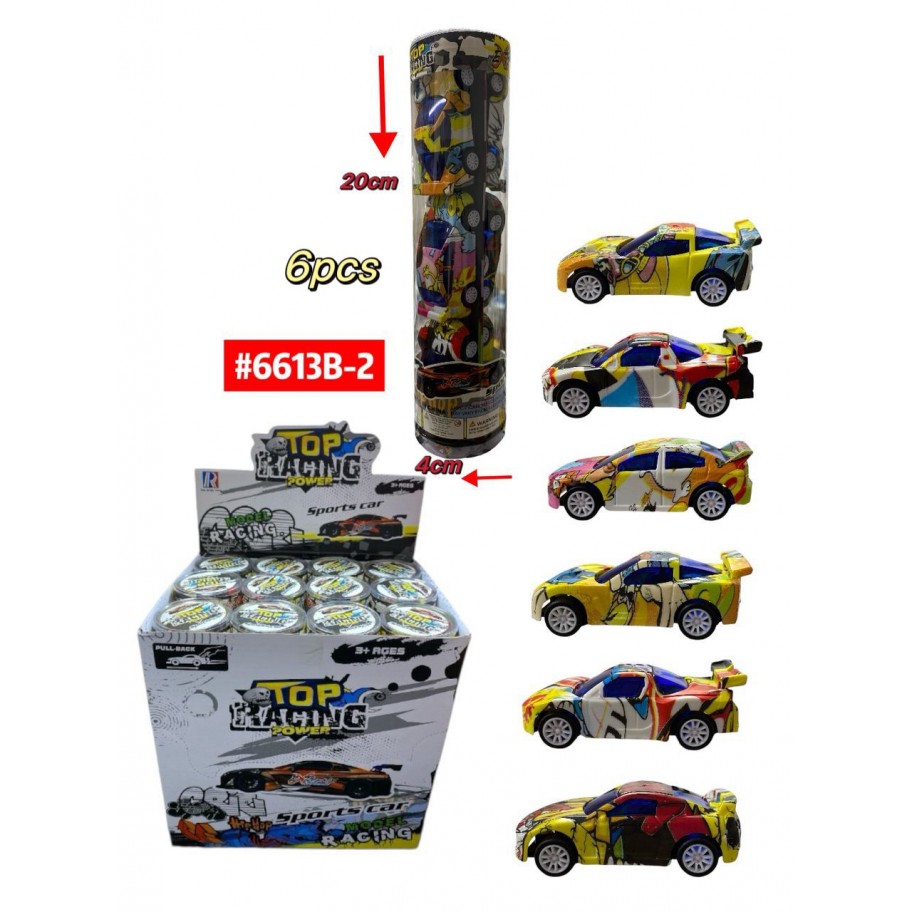 TUBO CARRITOS 6pcs #6613B-2