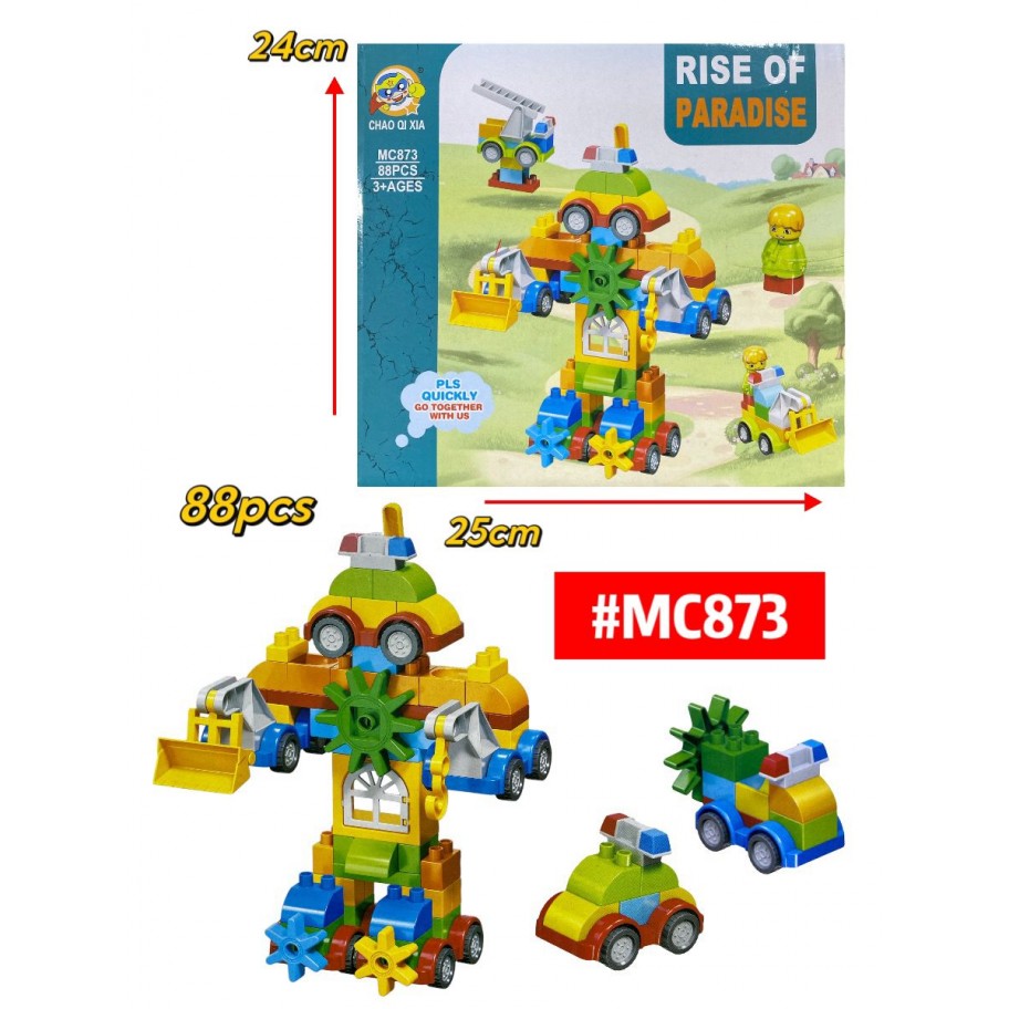 BLOQUES DE CONSTRUCCION PARADISE 88pcs #MC873 PROMO