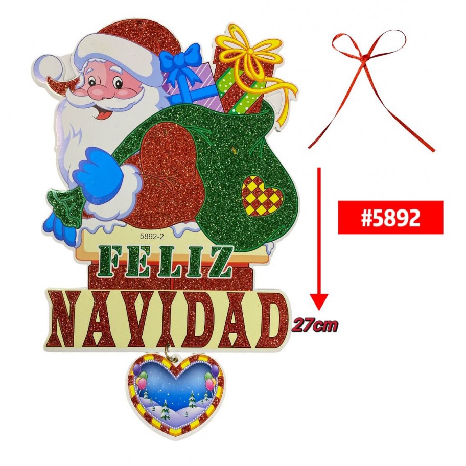 ADORNO DE NAVIDAD #5892 P.U